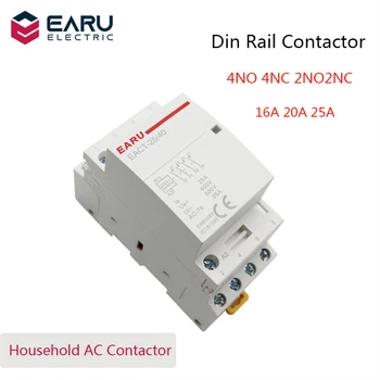4P 16-25A AC 220V 230V 50/60Hz Din Rail Household AC Modular Contactor Switch Controller 4NO 4NC 2NO 2NC Smart Home House Hotel
4P 16-25A AC 220V 230V 50/60Hz Din Rail Household AC Modular Contactor Switch Controller 4NO 4NC 2NO 2NC Smart Home House Hotel