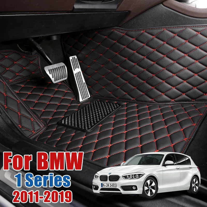 Фото Кожаный Автомобильный коврик для BMW 1 серии F20 116i 118i 116d 118d 120d 125i 125d - купить
