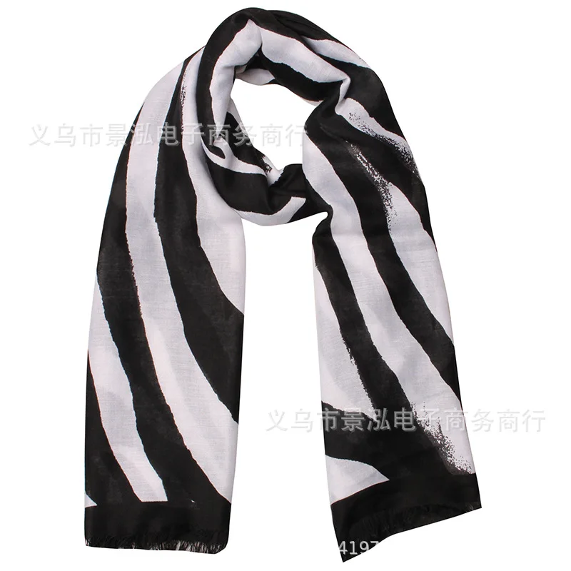 Black And White Stripes Scarf Europe And America New Style Thin Pull Shall Scarf Scarf Long
Black And White Stripes Scarf Europe And America New Style Thin Pull Shall Scarf Scarf Long
