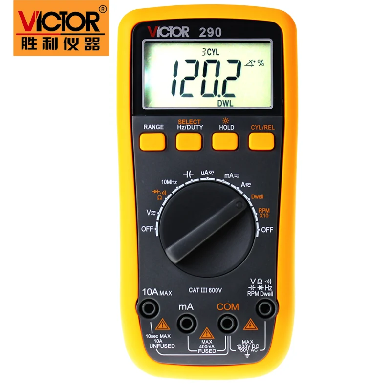 Instrument handheld digital multimeter VC290 automatic range multimeter high precision automobile multimeter
Instrument handheld digital multimeter VC290 automatic range multimeter high precision automobile multimeter