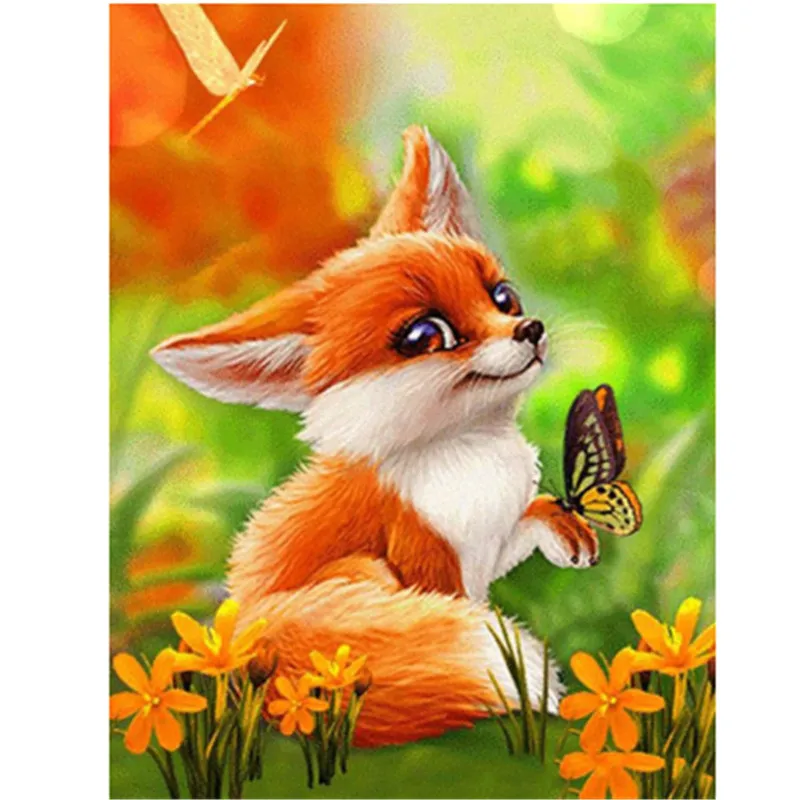 Full 5D Diy Diamond Painting Cartoon Animal Fox Mosaic Diamond Rhinestone Embroidery Cross Stitch Home Decor Handicrafts Gift
Full 5D Diy Diamond Painting Cartoon Animal Fox Mosaic Diamond Rhinestone Embroidery Cross Stitch Home Decor Handicrafts Gift