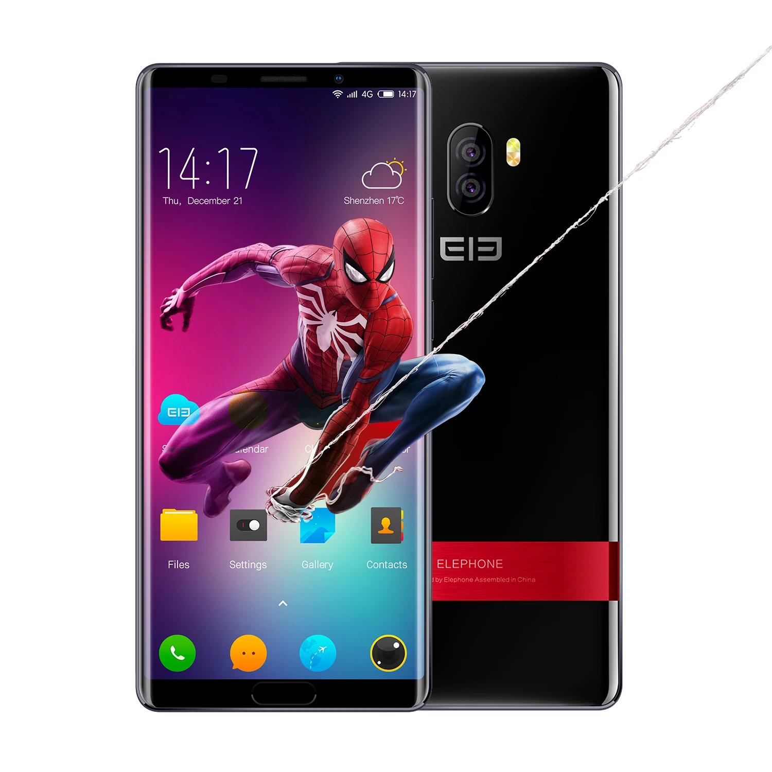 Elephone P11 3D смартфон 4 Гб 64 ГБ Android 8 0 MTK6797T Deca Core 6 дюймов 16MP + 8MP 3200 мАч задний мобильный