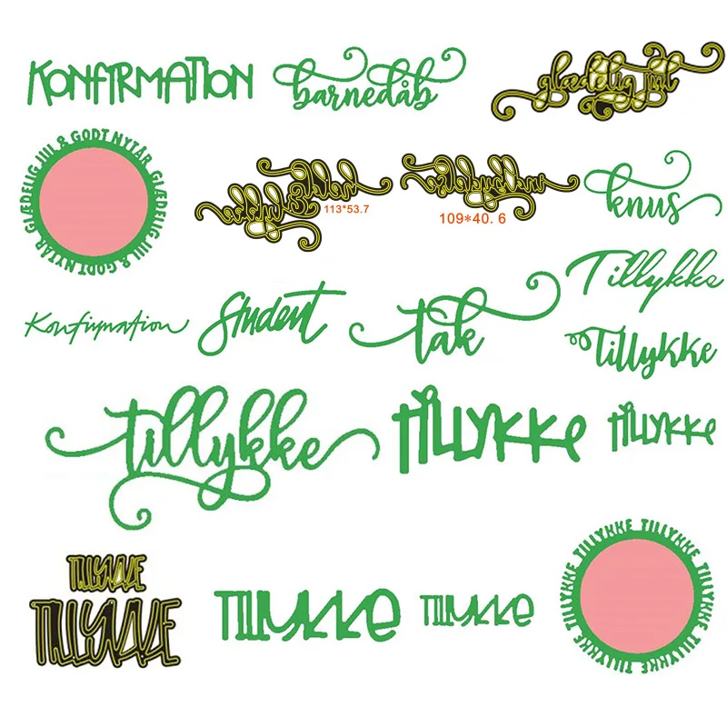 Danish Words Series Metal Cutting Dies For Scrapbooking Craft Embossing Stencil Die Cut Card Making Photo Album 2020 New
Danish Words Series Metal Cutting Dies For Scrapbooking Craft Embossing Stencil Die Cut Card Making Photo Album 2020 New