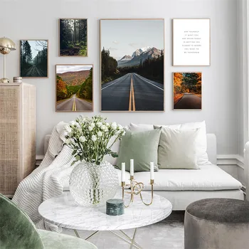 Nordic Modern Realist Scenery Poster Home Decor Nordic Canvas Painting Wall Art Print Road Landscape Picture for Living Room
Nordic Modern Realist Scenery Poster Home Decor Nordic Canvas Painting Wall Art Print Road Landscape Picture for Living Room