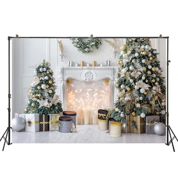 HUAYI Beautiful Christmas Tree With White Simple Fireplace Decorations Photography For Indoor Photo studio Prop Banners W-4484
HUAYI Beautiful Christmas Tree With White Simple Fireplace Decorations Photography For Indoor Photo studio Prop Banners W-4484
