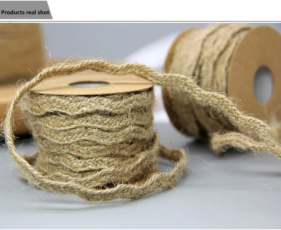 Two Sizes of Hemp Rope Hand-woven Diy Twine Jute Retro Decoration Tied Rope Simple Home Accessories Clothing Accessories
Two Sizes of Hemp Rope Hand-woven Diy Twine Jute Retro Decoration Tied Rope Simple Home Accessories Clothing Accessories