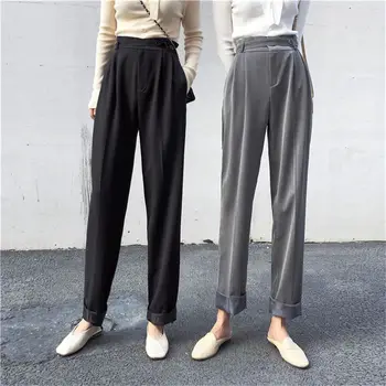 Korean Pants Casual Harem Pants Fashion Loose Slim Wild High Waist High Quality Solid Fresh Trousers 3 Colors
Korean Pants Casual Harem Pants Fashion Loose Slim Wild High Waist High Quality Solid Fresh Trousers 3 Colors