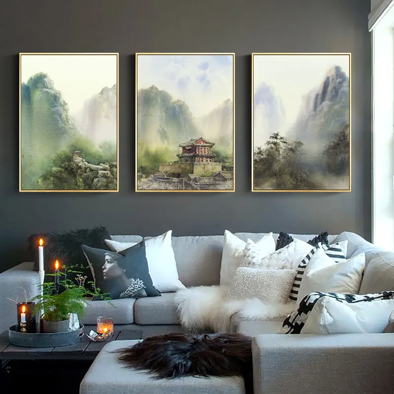 Nordic Decoration Mountain Landscape Wall Art Canvas Poster and Print Canvas Painting Decorative Picture for Living Room
Nordic Decoration Mountain Landscape Wall Art Canvas Poster and Print Canvas Painting Decorative Picture for Living Room
