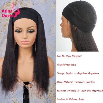 Kinky Straight HeadBand Wigs Human Hair Brazilian Remy 180% Atina Queen Machine Made Wigs Natural Hairline For Afro Black Women
Kinky Straight HeadBand Wigs Human Hair Brazilian Remy 180% Atina Queen Machine Made Wigs Natural Hairline For Afro Black Women