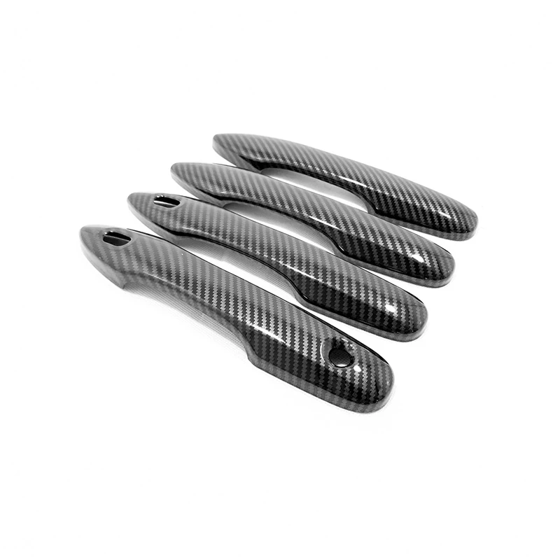 ABS-Carbon-fibre-For-Toyota-Camry-2018-2019-Accessories-Car-Exterior-Door-Handle-Grab-Cover-Trim