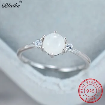 s925 Sterling Silver Ring Round White Moonstone Rings For Women Dainty Stacking Thin Ring Band Wedding Engagement Ring Jewelry
s925 Sterling Silver Ring Round White Moonstone Rings For Women Dainty Stacking Thin Ring Band Wedding Engagement Ring Jewelry