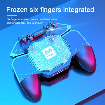 DL88 Mobile Phone Joystick Controller L1R1 Trigger Gamepad For iOS Android Six Finger Controller Mobile Gamepad Cooling Fan
DL88 Mobile Phone Joystick Controller L1R1 Trigger Gamepad For iOS Android Six Finger Controller Mobile Gamepad Cooling Fan