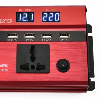 220v4000w Caravan Converter Power Inverter Car Vehicle Inverter LED Display Converter Red Power Inverter Adapter Car Converter
220v4000w Caravan Converter Power Inverter Car Vehicle Inverter LED Display Converter Red Power Inverter Adapter Car Converter
