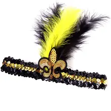 Hair Accessories Feather Sequin Hair Band Savage Headgear Vintage Cosplay Costume Party Headpiece Makeup Props Masquerade 
Hair Accessories Feather Sequin Hair Band Savage Headgear Vintage Cosplay Costume Party Headpiece Makeup Props Masquerade