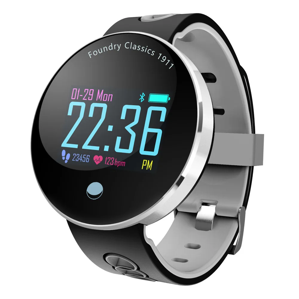Q8vo color screen smart bracelet spherical Radian screen IP68 waterproof pedometer heart rate information pushing
Q8vo color screen smart bracelet spherical Radian screen IP68 waterproof pedometer heart rate information pushing