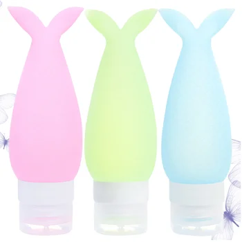 3pcs Fishtail Shaped Shower Gel Bottles Containers Toiletry Bottles Refillable Shampoo Container Liquid Bottle for Travel - 90ml
3pcs Fishtail Shaped Shower Gel Bottles Containers Toiletry Bottles Refillable Shampoo Container Liquid Bottle for Travel - 90ml