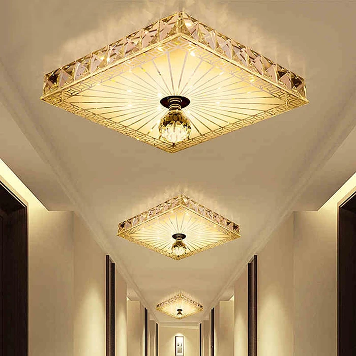 Square Crystal Corridor Ceiling Light Home Lighting Modern Led Ceiling Lamp For Balcony Aisle lampara colgante de techo
Square Crystal Corridor Ceiling Light Home Lighting Modern Led Ceiling Lamp For Balcony Aisle lampara colgante de techo