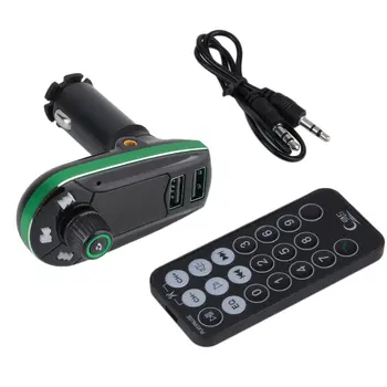 Portable FM Transmitter Bluetooth FM Modulators Car Audio MP3 Player USB Output Wireless Car Kit Charger Blue High Quality
Portable FM Transmitter Bluetooth FM Modulators Car Audio MP3 Player USB Output Wireless Car Kit Charger Blue High Quality