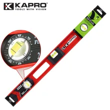 KAPRO High Precision 360 Degree Rotating I-Beam Level with Angle Finder Triple Bubble Spirit Level Ruler Measurement Tools
KAPRO High Precision 360 Degree Rotating I-Beam Level with Angle Finder Triple Bubble Spirit Level Ruler Measurement Tools
