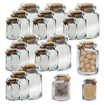 30 Pcs Mason Jar Bags Snack Sandwich Bags Reusable Airtight Seal Storage Bags for Travel Camping Picnic,Squirrel
30 Pcs Mason Jar Bags Snack Sandwich Bags Reusable Airtight Seal Storage Bags for Travel Camping Picnic,Squirrel