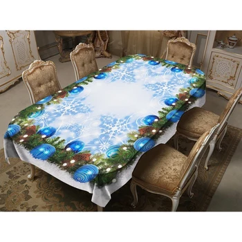 Tablecloth Christmas balls 120x150 cm, gabardine, polyethylene 100%, 150g / m2 4434299
Tablecloth Christmas balls 120x150 cm, gabardine, polyethylene 100%, 150g / m2 4434299