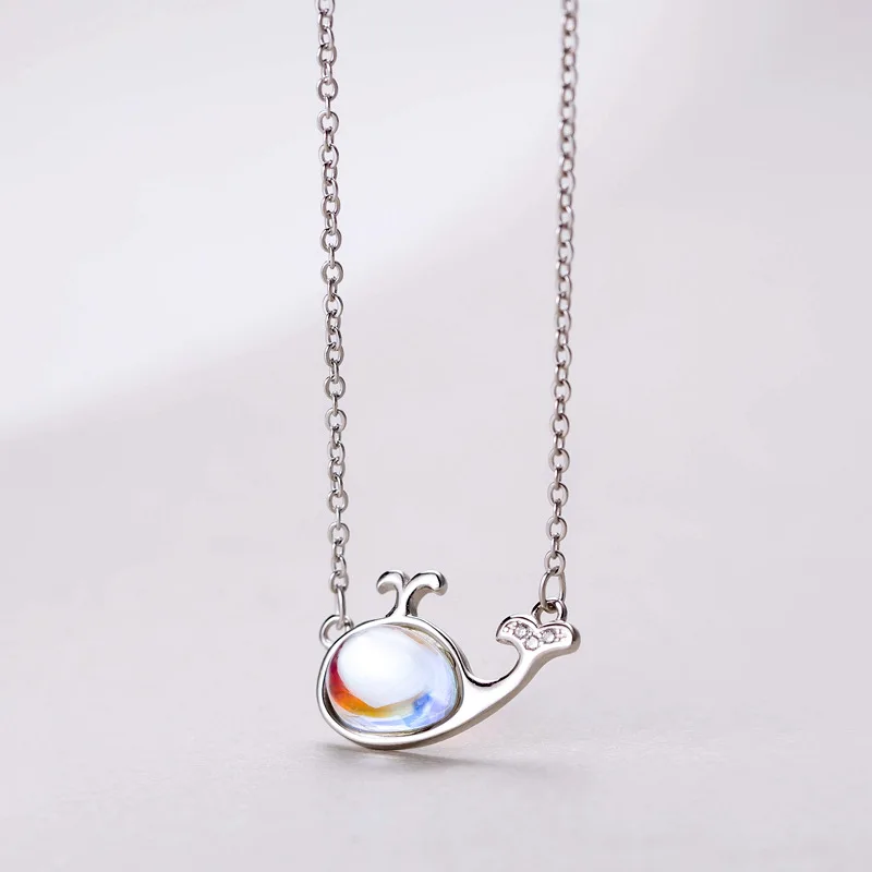 925 Sterling Unicorn of Tear Necklace Women's INS Simple Rainbow GIRL'S Light Luxury Non-mainstream Choker N018
925 Sterling Unicorn of Tear Necklace Women's INS Simple Rainbow GIRL'S Light Luxury Non-mainstream Choker N018