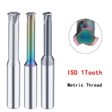 1 Tooth Thread Milling Cutter Tool Tungsten Carbide Steel Machining M2 M2.5 M3 M4 M5 M6 M8 Thread Router Bit CNC Engraving Tool
1 Tooth Thread Milling Cutter Tool Tungsten Carbide Steel Machining M2 M2.5 M3 M4 M5 M6 M8 Thread Router Bit CNC Engraving Tool