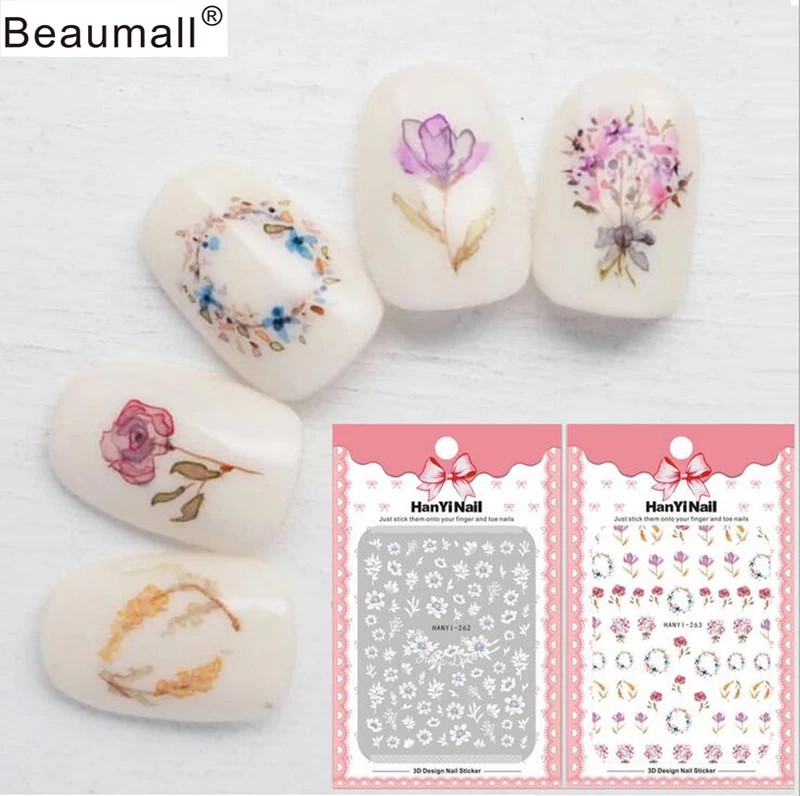 Floral Patterns! Nails Art Manicure Back Glue Decal Decorations Design Nail Sticker For Nails Tips Beauty
Floral Patterns! Nails Art Manicure Back Glue Decal Decorations Design Nail Sticker For Nails Tips Beauty