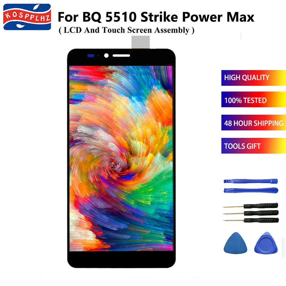 ЖК-дисплей 5 дюйма для BQ Mobile BQ-5510 Strike Power Max 4G BQS-5510 BQ5510 5510 замена кодирующий