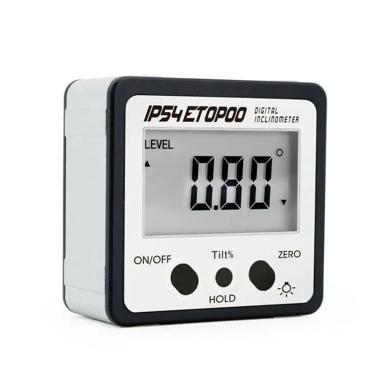 Etopoo Genuine Product Recommended 4X90-Degree IP54 Waterproof White Light Angle Box Angle Instrument with Background Light
Etopoo Genuine Product Recommended 4X90-Degree IP54 Waterproof White Light Angle Box Angle Instrument with Background Light
