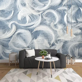 Custom 3D Mural Wallpaper Romantic White Feather Nordic Modern Photo Background Wall Decoration Painting For Living Room Bedroom
Custom 3D Mural Wallpaper Romantic White Feather Nordic Modern Photo Background Wall Decoration Painting For Living Room Bedroom