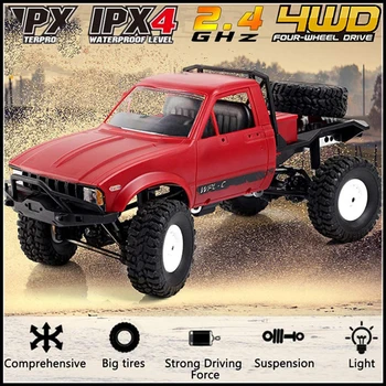 Upgrade C14 1:16 2.4Ghz Truck 4WD Off-Road Vehicle Remote Control Rc Rock Crawler Toys Car High Performance All Terrains
Upgrade C14 1:16 2.4Ghz Truck 4WD Off-Road Vehicle Remote Control Rc Rock Crawler Toys Car High Performance All Terrains