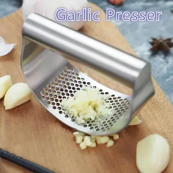 Manual Garlic Presser Stainless Steel Garlic Presses Multifunction Curved Garlic Grinding Slicer Chopper Kitchen Cooking Gadgets
Manual Garlic Presser Stainless Steel Garlic Presses Multifunction Curved Garlic Grinding Slicer Chopper Kitchen Cooking Gadgets