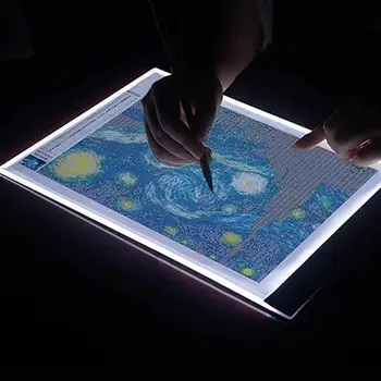 Diamond Painting LED Light Board Kit DIY Dimmable Bright Board Art Tracing Light Table USB Charging Type With Built-In Battery
Diamond Painting LED Light Board Kit DIY Dimmable Bright Board Art Tracing Light Table USB Charging Type With Built-In Battery