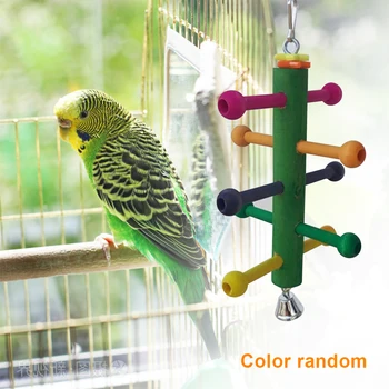 Bird Parrot Perch Stand Play Fun Toys Parrot Toy Cages Climbing Wooden Ladder Chewing Toys Color Random Pet Products Birds
Bird Parrot Perch Stand Play Fun Toys Parrot Toy Cages Climbing Wooden Ladder Chewing Toys Color Random Pet Products Birds
