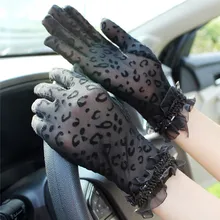 New Gloves Sexy Leopard Women Lace Sunscreen Uv-proof Driving Gloves Spring Summer Ladies Mesh Short Thin Fashion Mittens 1pair
New Gloves Sexy Leopard Women Lace Sunscreen Uv-proof Driving Gloves Spring Summer Ladies Mesh Short Thin Fashion Mittens 1pair
