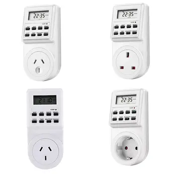 Intelligent Timing Socket Electronic Timer PC for Kitchen Infinite Cycle Timing Switch Socket Installation Plug-in Type
Intelligent Timing Socket Electronic Timer PC for Kitchen Infinite Cycle Timing Switch Socket Installation Plug-in Type