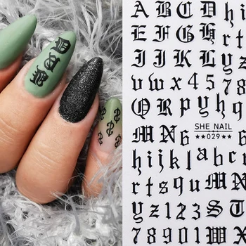 1 Sheet 3D Nail Stickers Black White Geometric Flower Letter Patterns Adhesive Transfer Decals Nail Art DIY Design Decoration
1 Sheet 3D Nail Stickers Black White Geometric Flower Letter Patterns Adhesive Transfer Decals Nail Art DIY Design Decoration