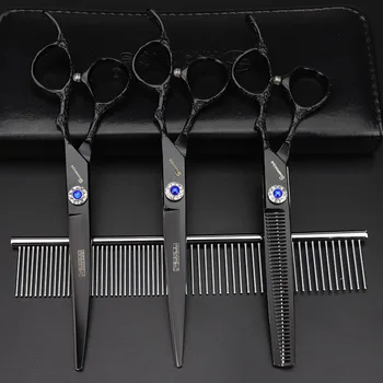 7 inch cat hair cutting scissors thin bending kit pet grooming tools professional hair clipper dog hairdressing
7 inch cat hair cutting scissors thin bending kit pet grooming tools professional hair clipper dog hairdressing
