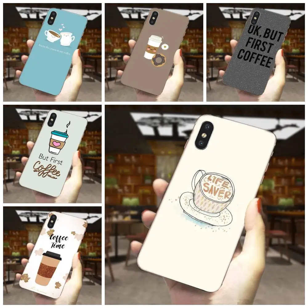 

For LG K50 Q6 Q7 Q8 Q60 X Power 2 3 Nexus 5 5X V10 V20 V30 V40 Q Stylus Simple Phone Cases Ok But First Coffee Fashion