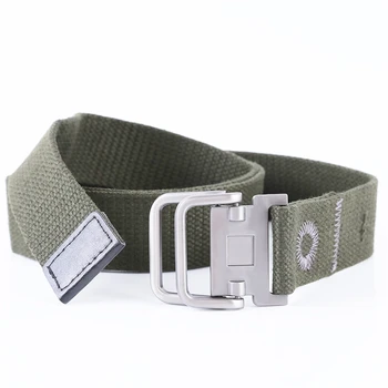 GAOKE Unisex Canvas belt retro washed Alloy double ring buckle canvas belt casual fashion Men cowboy pants women Belt
GAOKE Unisex Canvas belt retro washed Alloy double ring buckle canvas belt casual fashion Men cowboy pants women Belt