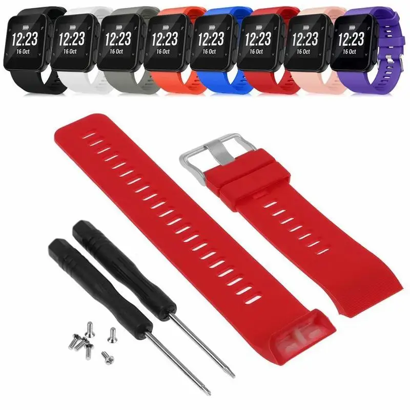 Sports Silicone Strap For Garmin Forerunner 35/30 Watch Silicone Replacement Wrist Band Strap With Tool
Sports Silicone Strap For Garmin Forerunner 35/30 Watch Silicone Replacement Wrist Band Strap With Tool