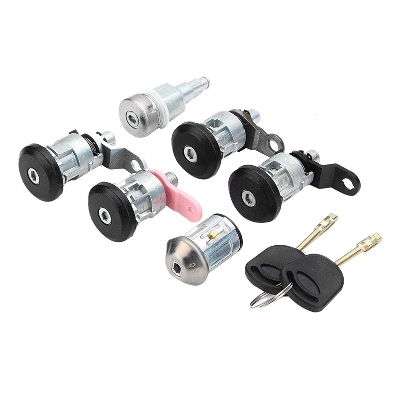 6Pcs Front Rear Door Ignition Full Left Right Lock Set with 2 Keys for Ford Transit Mk5 1994-2000
6Pcs Front Rear Door Ignition Full Left Right Lock Set with 2 Keys for Ford Transit Mk5 1994-2000