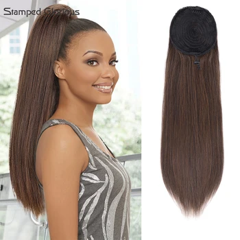 Stamped Glorious Kinky Srtaight 24 Inch Black/Brown Drawstring Ponytail Synthetic Hair for Women Extensions Heat Resistant Fiber
Stamped Glorious Kinky Srtaight 24 Inch Black/Brown Drawstring Ponytail Synthetic Hair for Women Extensions Heat Resistant Fiber