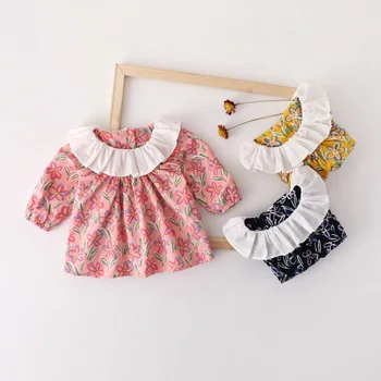 Spring Autumn Baby Girls Blouses Children Cotton Clothes Newborn Infant Girl Basic Tops Cute Ruffles Collar Blouses 0-2Yrs
Spring Autumn Baby Girls Blouses Children Cotton Clothes Newborn Infant Girl Basic Tops Cute Ruffles Collar Blouses 0-2Yrs