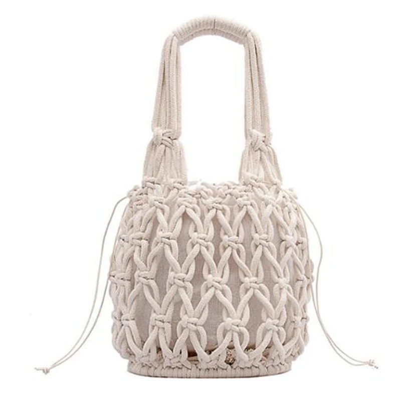 Openwork Woven Women's Bag Summer New Fashion Shoulder Bag Wild Simple Beach Bag Woven Handbag
Openwork Woven Women's Bag Summer New Fashion Shoulder Bag Wild Simple Beach Bag Woven Handbag