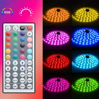 Romantic Holiday Lights Outdoor Lighting SMD 5050 RBG LED Flexible Tape Ribbon Strip Lamp for Desktop Screen Decorative
Romantic Holiday Lights Outdoor Lighting SMD 5050 RBG LED Flexible Tape Ribbon Strip Lamp for Desktop Screen Decorative