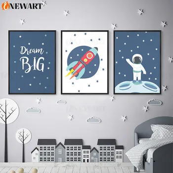 Big Dream Wall Art Nursery Decor Canvas Print Painting Star Night Sky Space Cartoon Theme Poster Baby Kid Child Room Decoration
Big Dream Wall Art Nursery Decor Canvas Print Painting Star Night Sky Space Cartoon Theme Poster Baby Kid Child Room Decoration