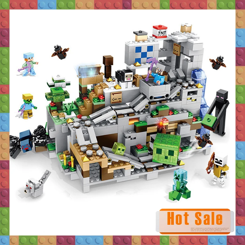 1000pcs Legoinglys Fun The Mountain Institutional Cave My Worlds for Children Model Building Kit Blocks Bircks Toy for Children
1000pcs Legoinglys Fun The Mountain Institutional Cave My Worlds for Children Model Building Kit Blocks Bircks Toy for Children