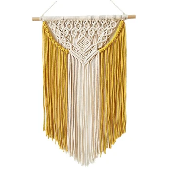 Macrame Woven Wall Hanging Bohemian Color Block Geometric Wall Art Tapestry Decor for Bedroom Living Room 
Macrame Woven Wall Hanging Bohemian Color Block Geometric Wall Art Tapestry Decor for Bedroom Living Room